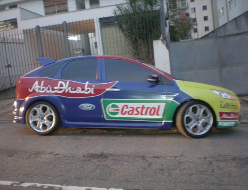 Adesivagem carro Castrol